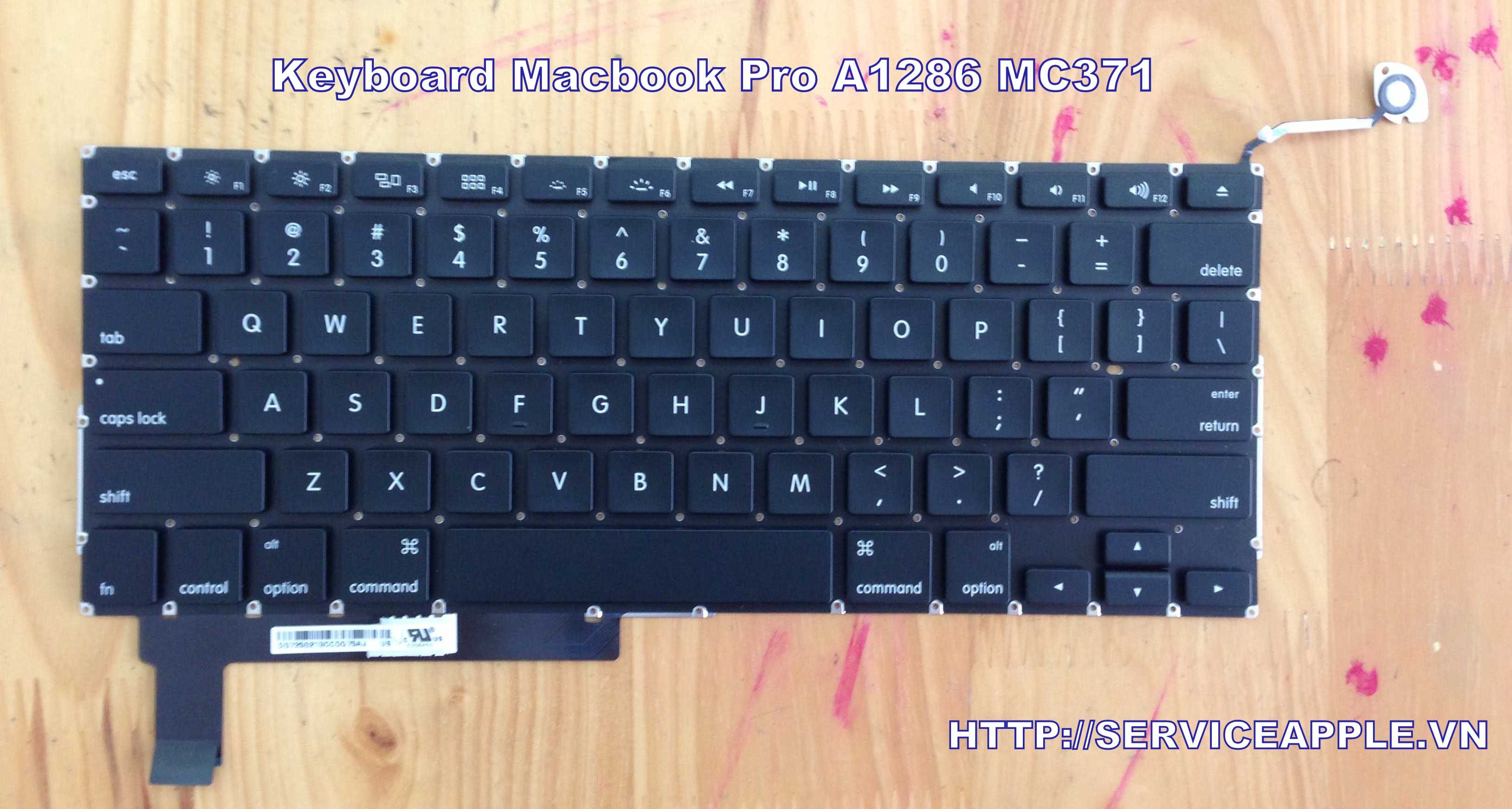 Keyboard Macbook pro a1286.JPG